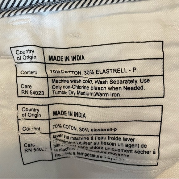 BANANA Republic white skinny jeans size 26 - Picture 7 of 10